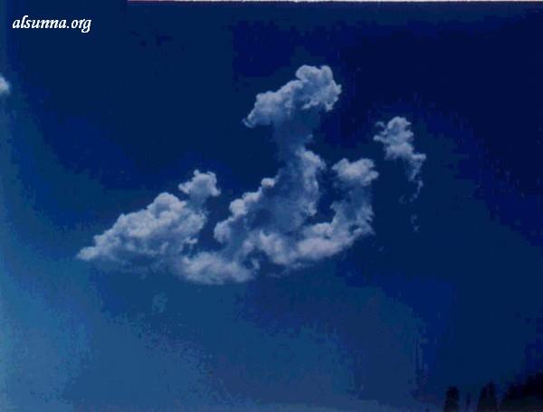 Nature Discoveries - Name of Allah in Clouds