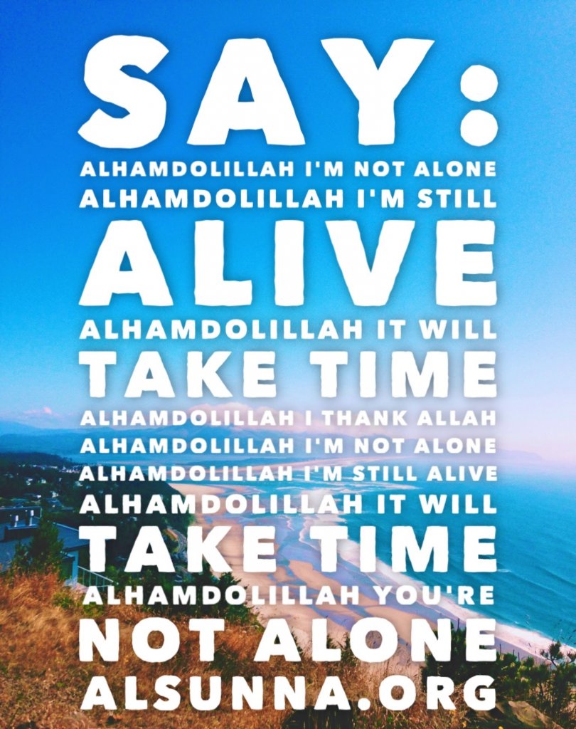 Please say Alhamdulillah