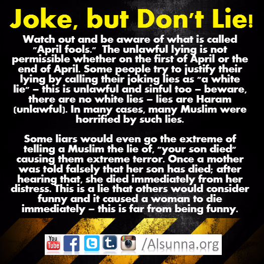 Lying is Haram April Fools Lies (25)