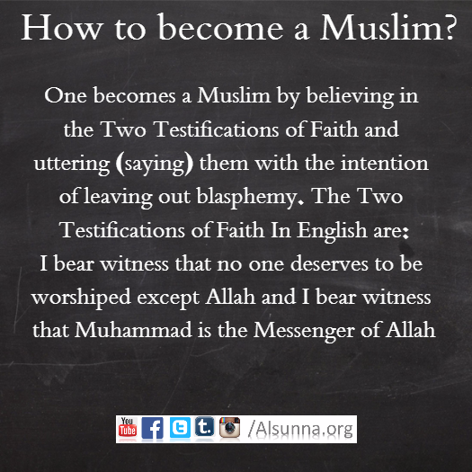 How to Become Muslim?