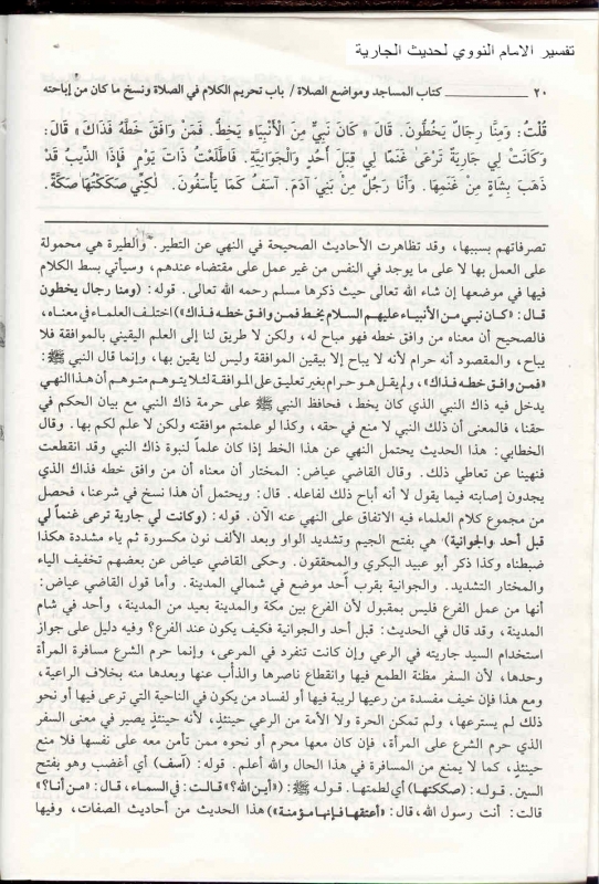 Sharh Muslim Hadith al-Jariyyah 4 شرح النووي لحديث الجارية