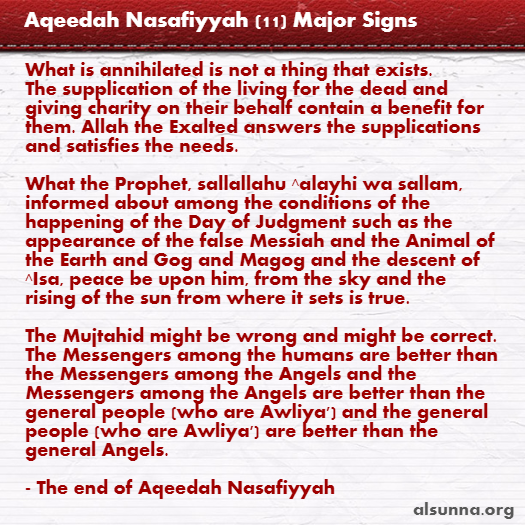 Nasafiyyah Creed (11)