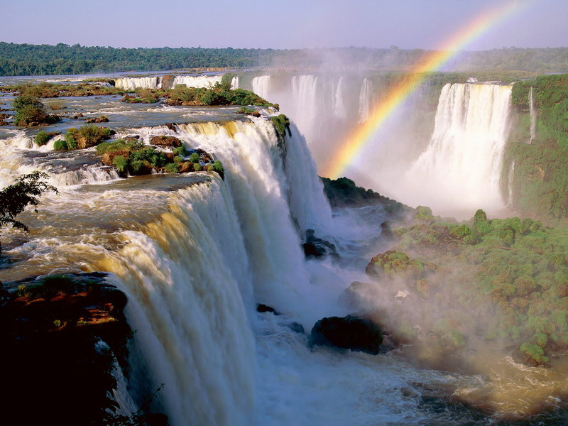 Devils Throat Iguassu Falls Brazil