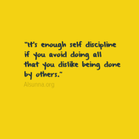 Imam Aliy - Quote on Discipline