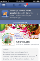 Alsunna.org on Facebook