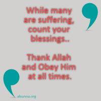 Count Your Blessings - IslamicQuotes