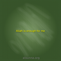 Allah is enough for me!