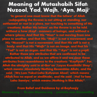 Quran Verses Meaning of Mutashabihat Bayhaqiy