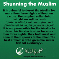 Don't Shun the Muslim