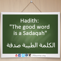 hadith good word